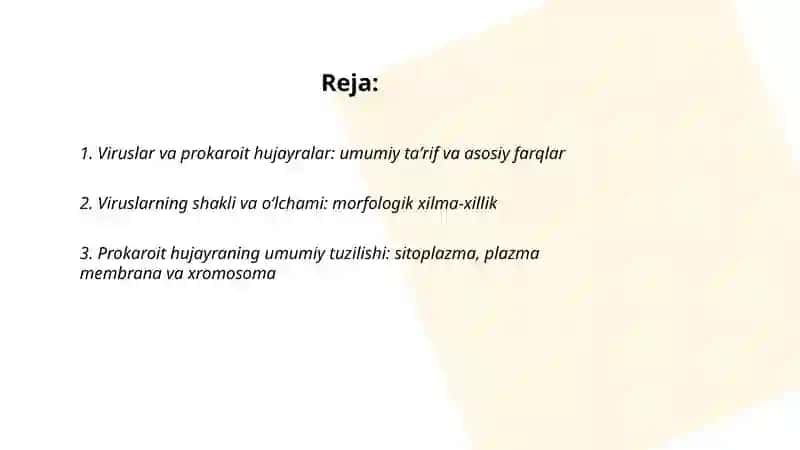 Viruslar va prokaroit hujayralar 2