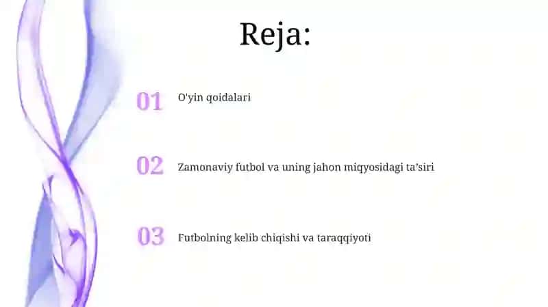 Futbol o'yin qoidalari va uning tarixi 2