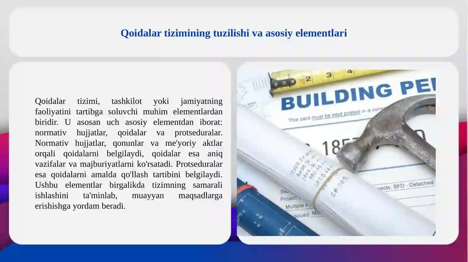 QMQ 2.01.03-19 1.Asosiy qoidalar haqida 2