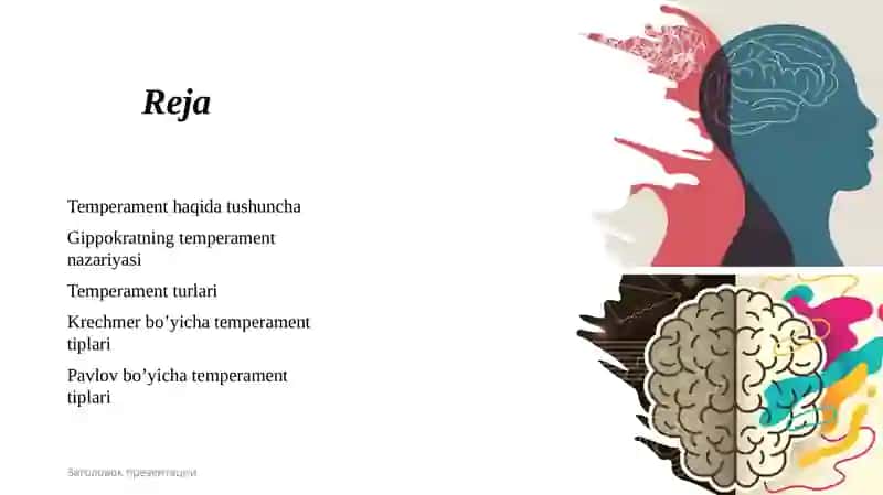 Temperament va uning nazariyalari 2