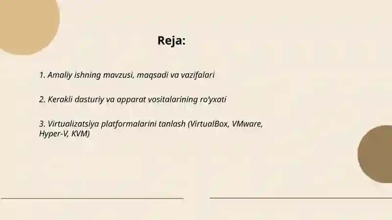 Virtual mashina yaratish va sozlash asoslari 2