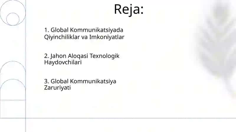 Global communication 2