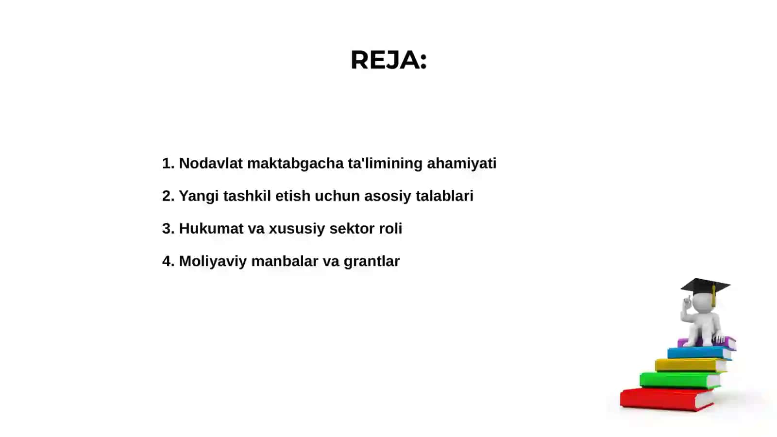 Nodavlat maktabgacha ta'lim tashkil etish 2