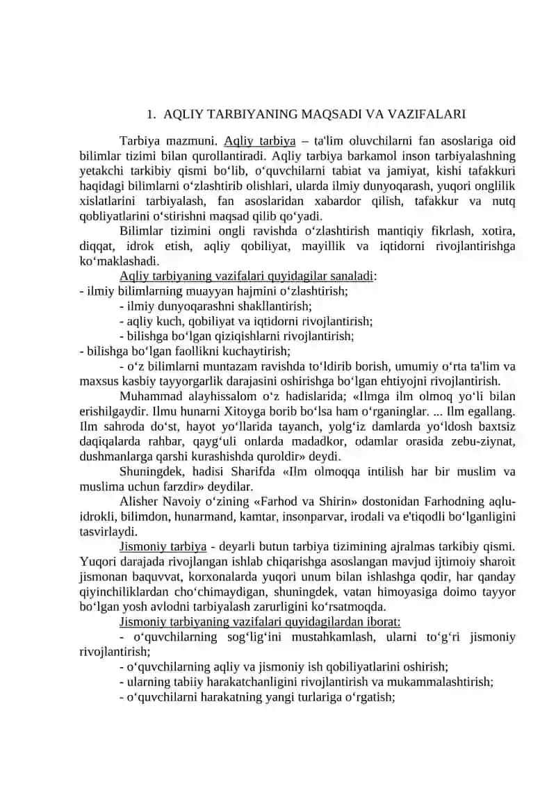 Aqliy tarbiya va ta’lim metodlari 2