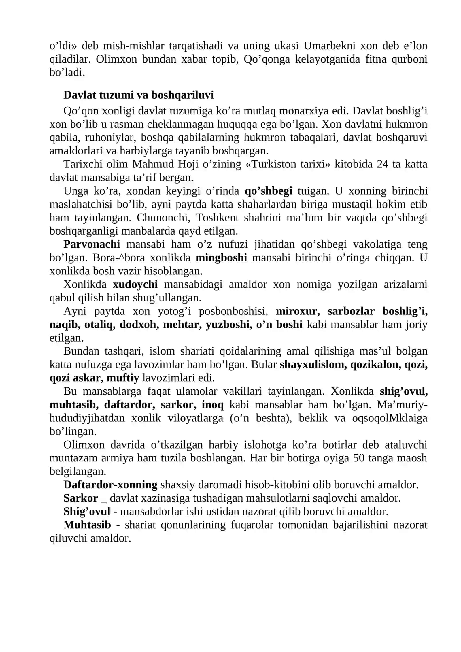 Qo’qon xonligining tashkil topishi 2