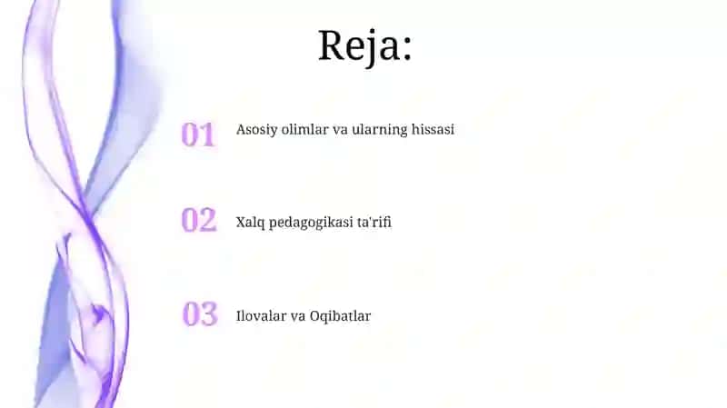 Xalq pedagogikasi manbalaridan Allomalar asarlari 2