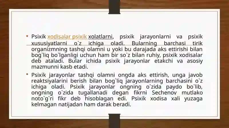 Psixikxodisalar 2