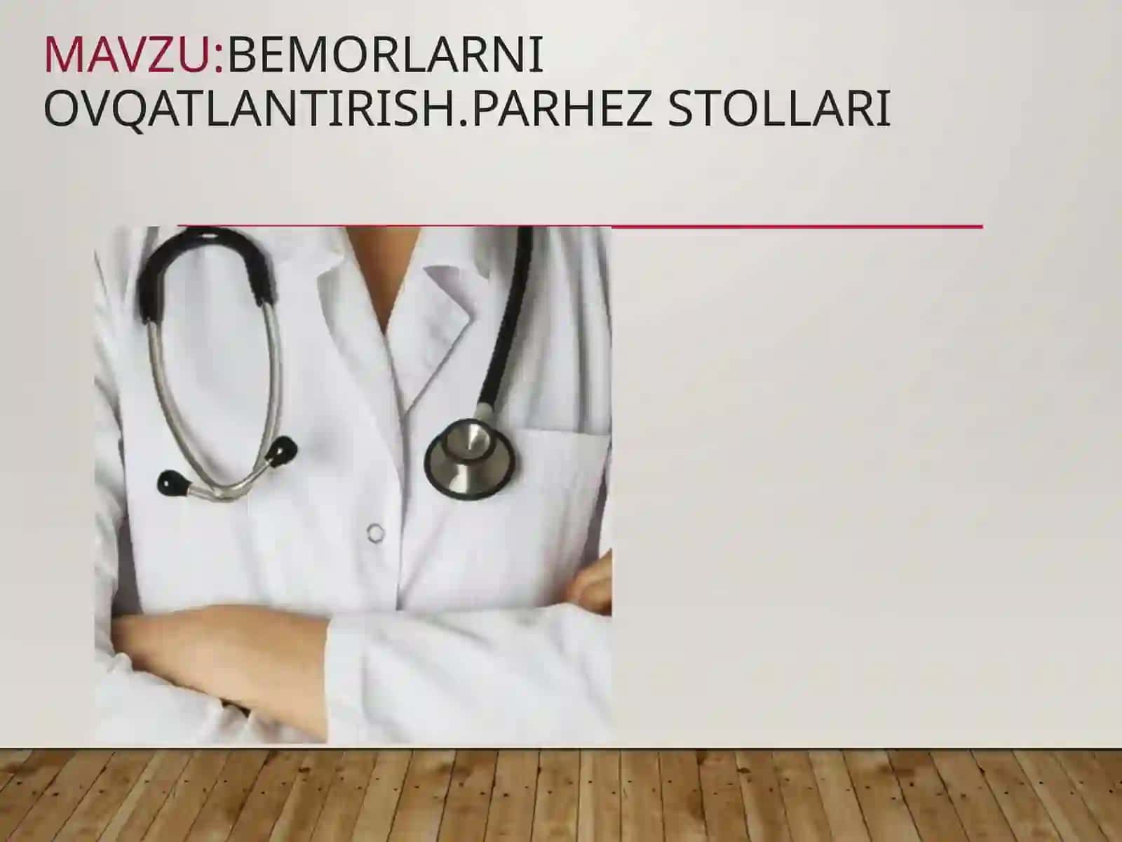 Bemorlarniovqatlantirish.Parhezstollari 2
