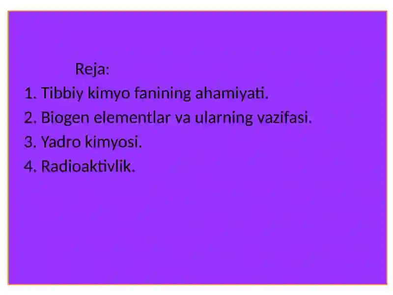 Tibbiykimyo 2