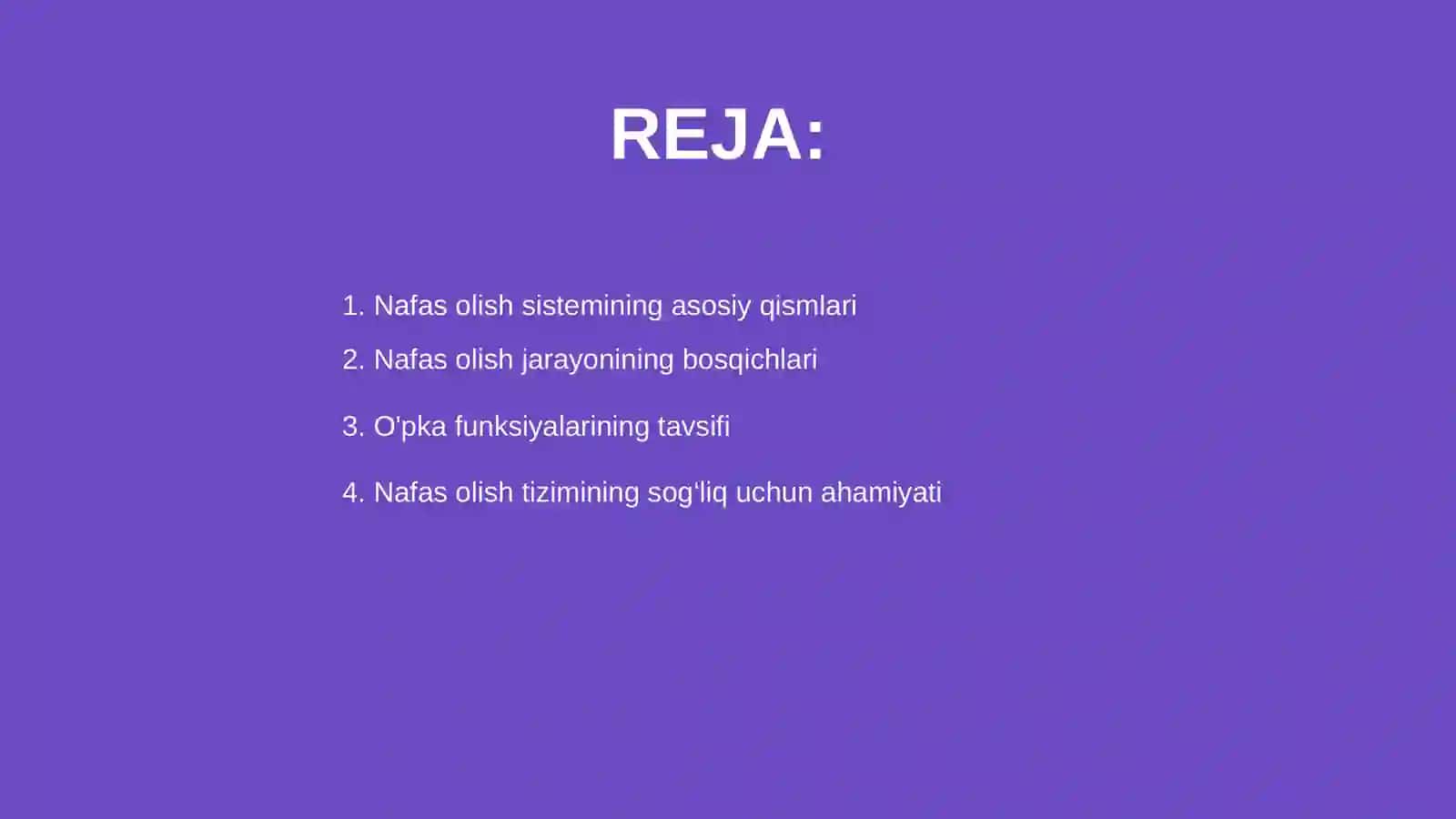 Nafas olish sistemasi 2