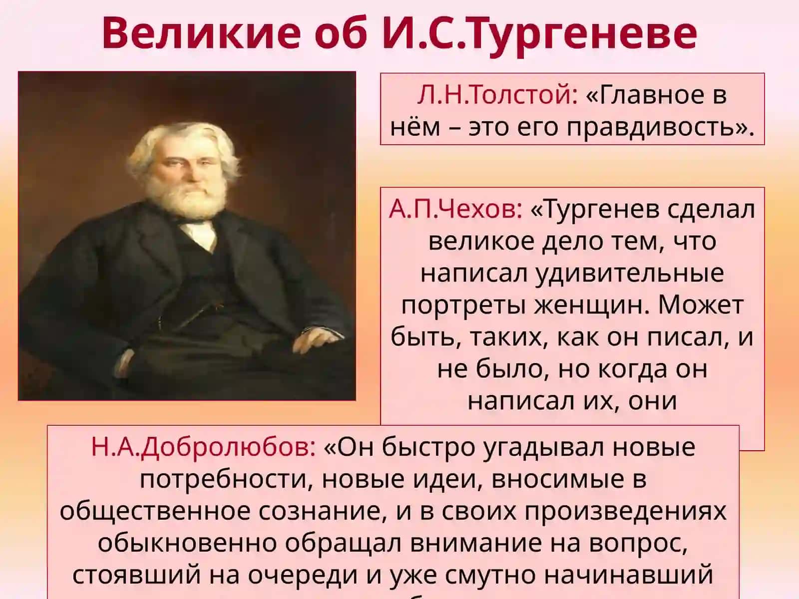 Иван Сергеевич Тургенев. «Личностьи судьбаписателя» 2