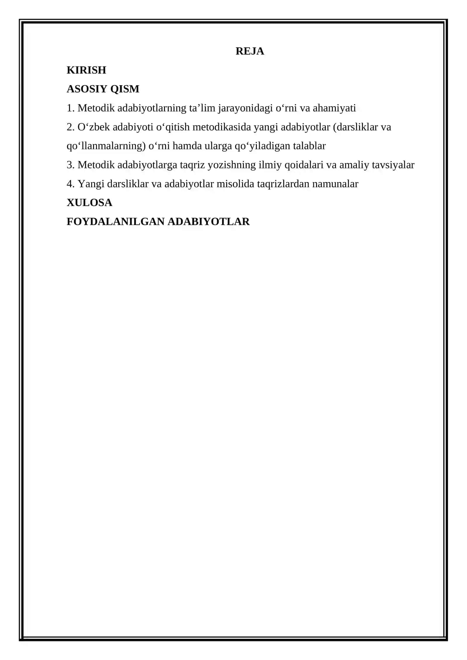 Yangi metodik adabiyotlarga taqrizlar yozish 2