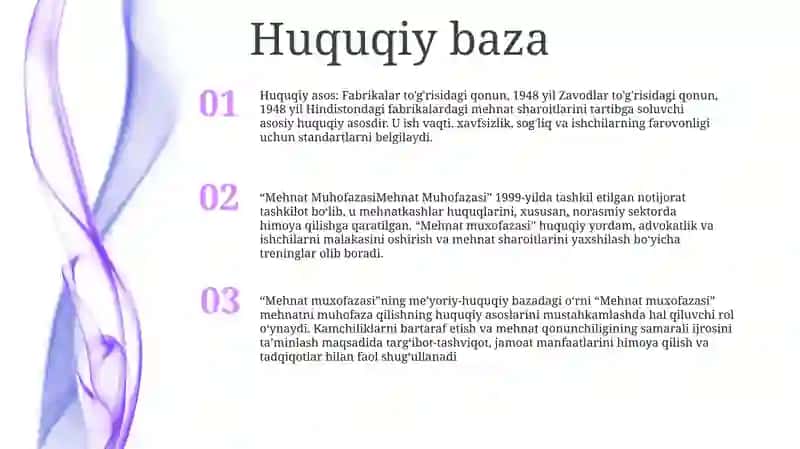 Mehnat Muhofazasi 2