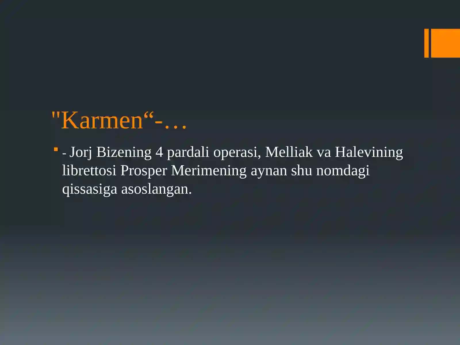 Jorj Bize-opera “Karmen” 2