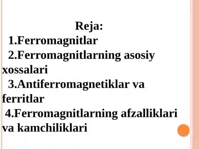 Ferromagnitlar 2