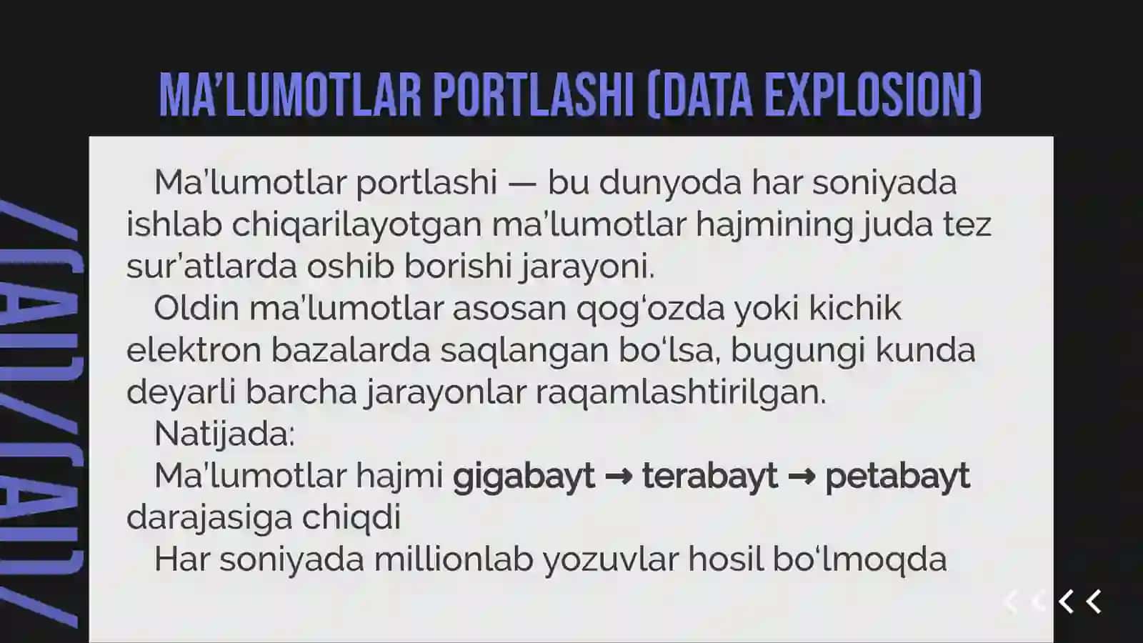 Ma’lumotlarningintellektualtahlili(Data Mining) 2