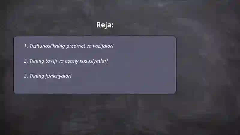 Tilshunoslikka kirish 2
