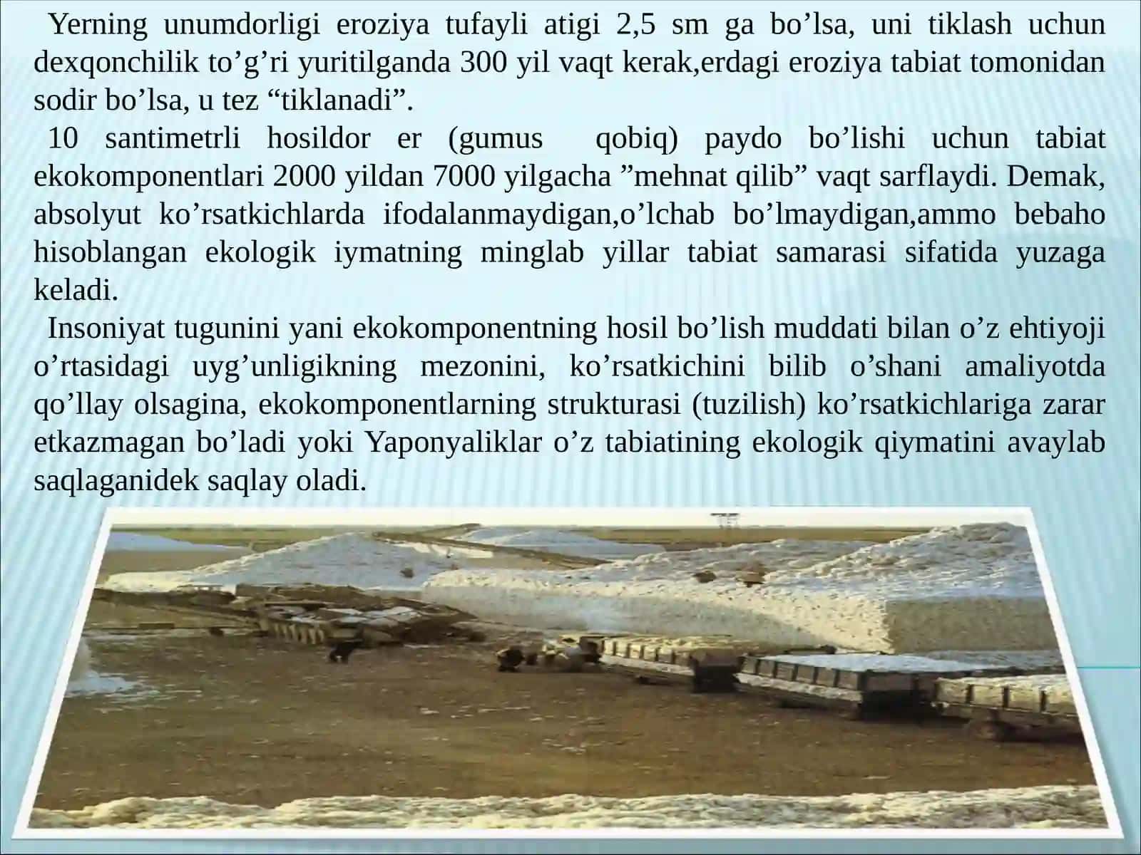 Tuproqda organik moddalar 2