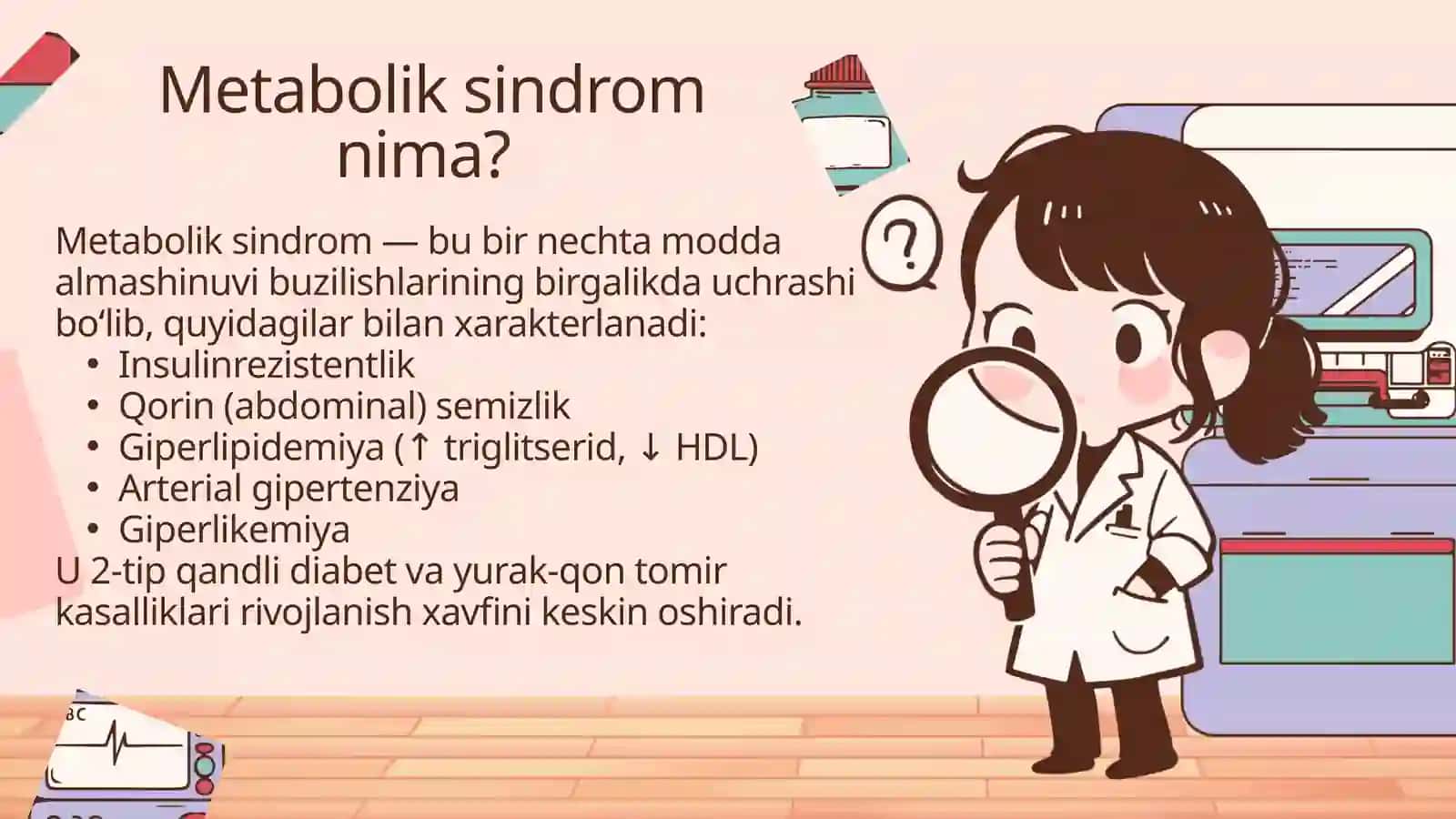 Metabolik sindrom kelib chiqishining biokiyoviy asoslari va asoratlari 2