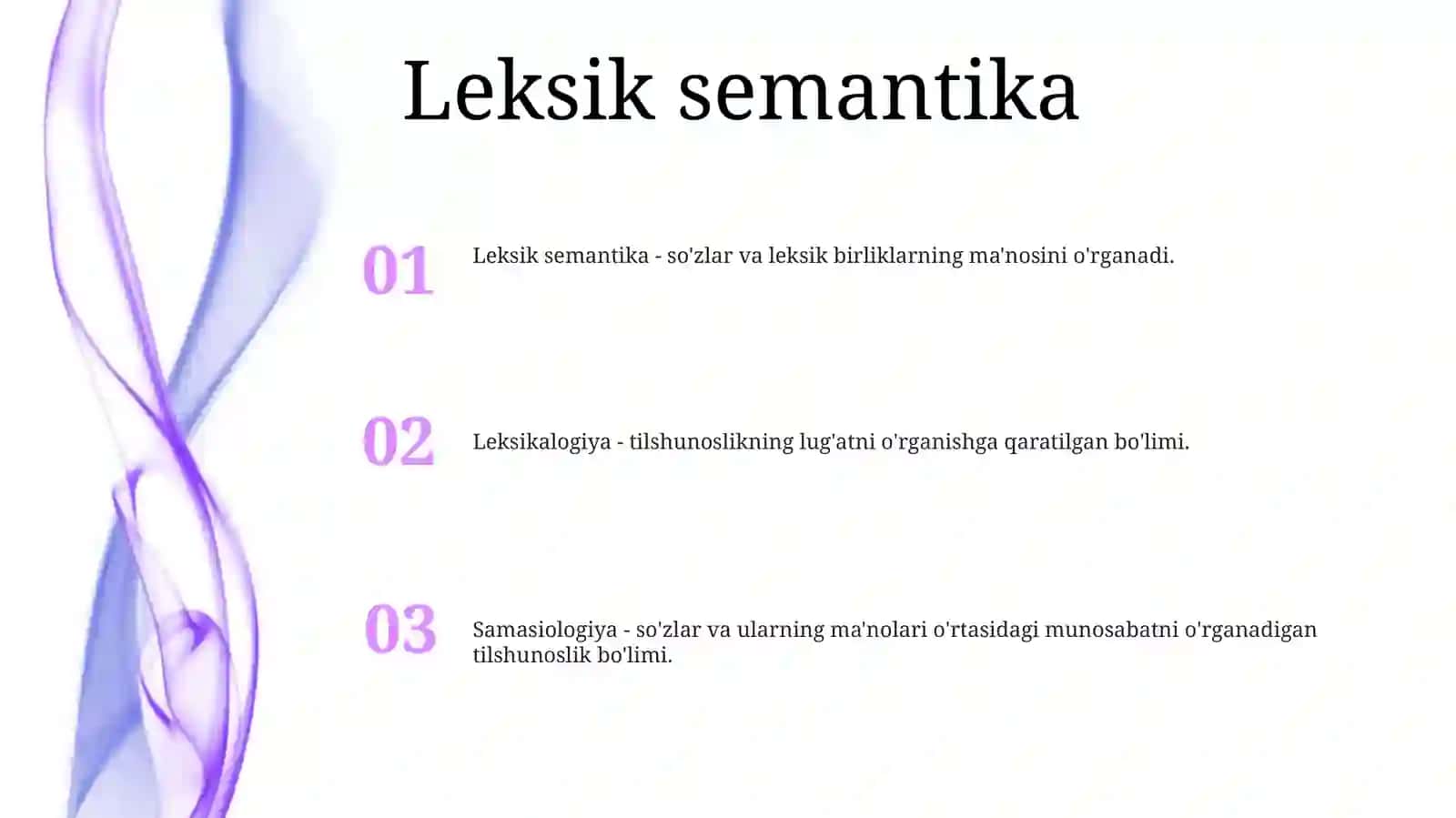 Leksikalogiya Va Samasiologiya 2