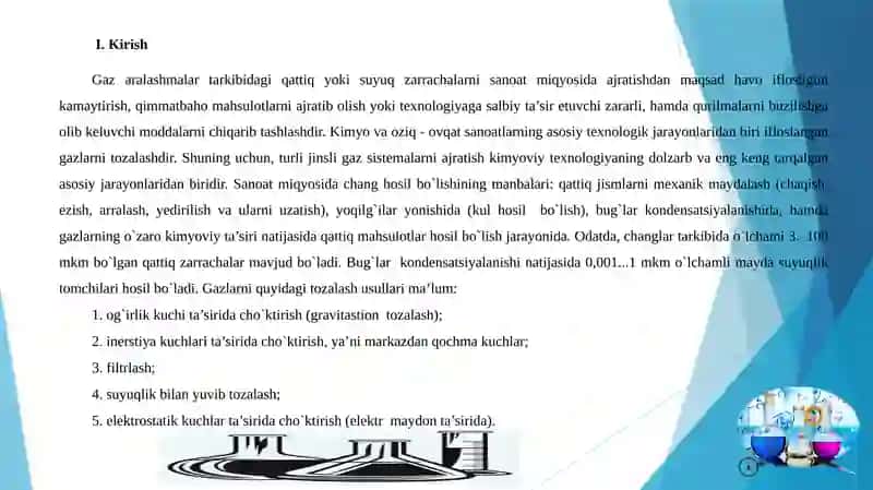 Mavzu:Gazlarnitozalashusullari 2