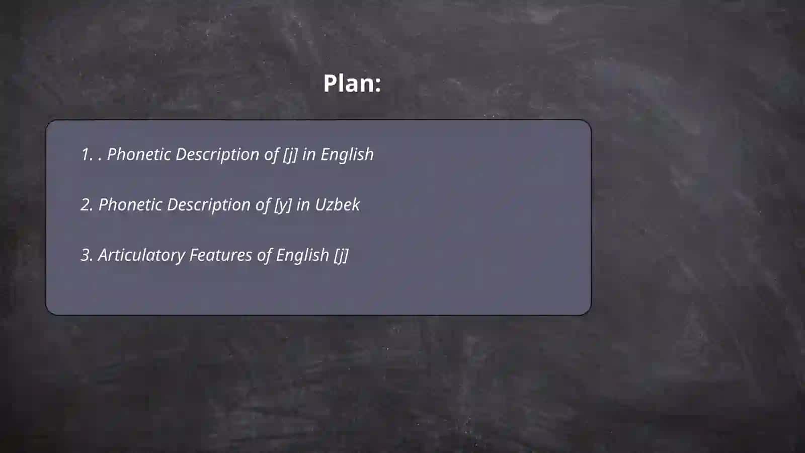 Phonetic Description of [j] in English 2