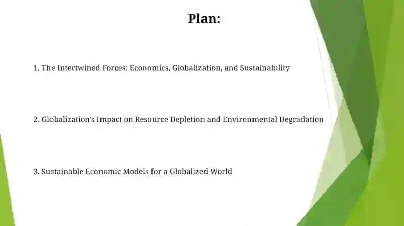 Economics, Globalization, and Sustainability 2
