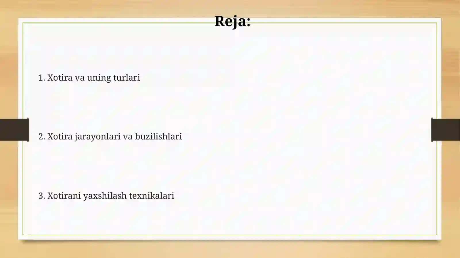 Xotiravauning turlari 2