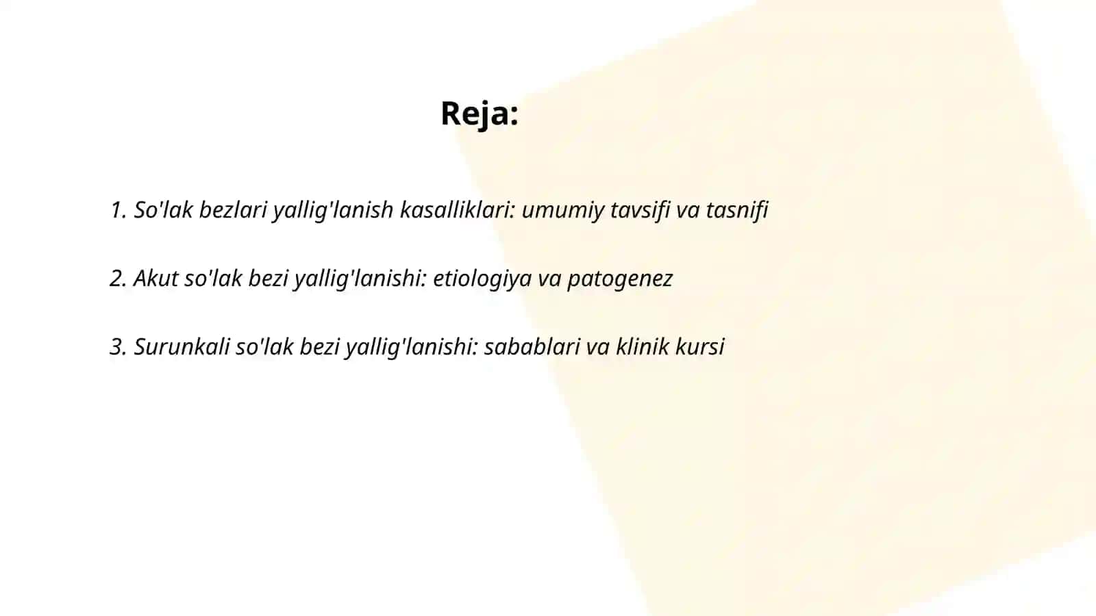 So'lak bezlarini yallig'lanish kasalliklari 2