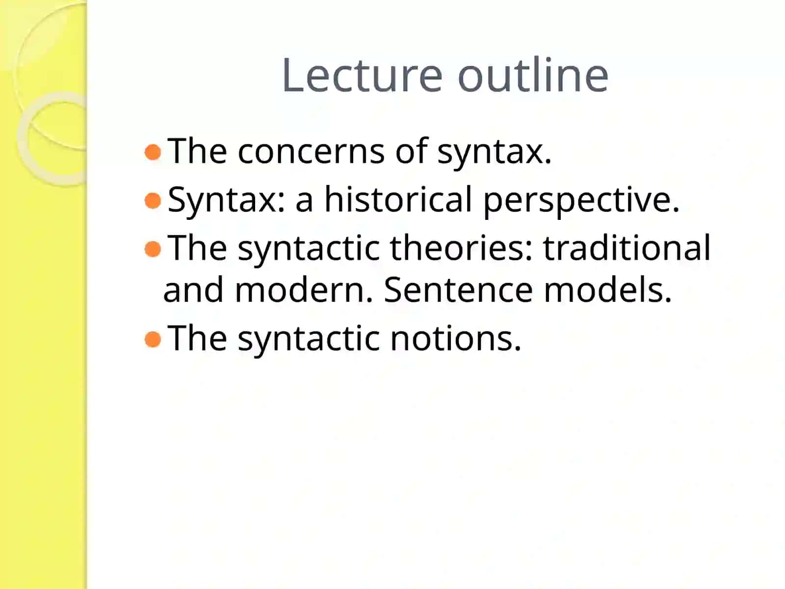 Syntax 2