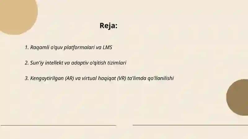 Taʼlimda zamonaviy texnologiyalar 2