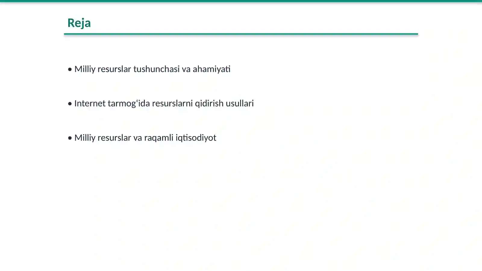 Internet tarmog‘ida milliy resurslardan foydalanish 2