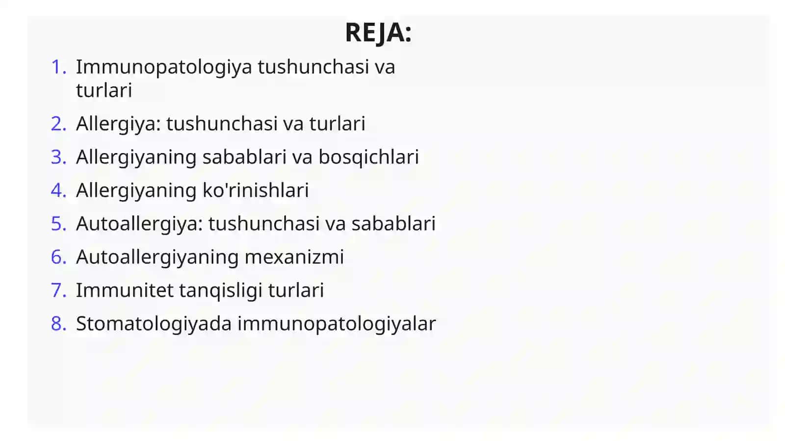 Patologiyada immunopatologik reaksiyalar 2