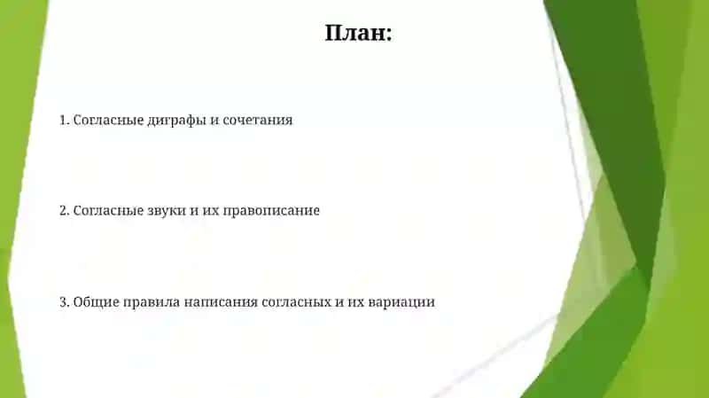 Правописание согласных 2