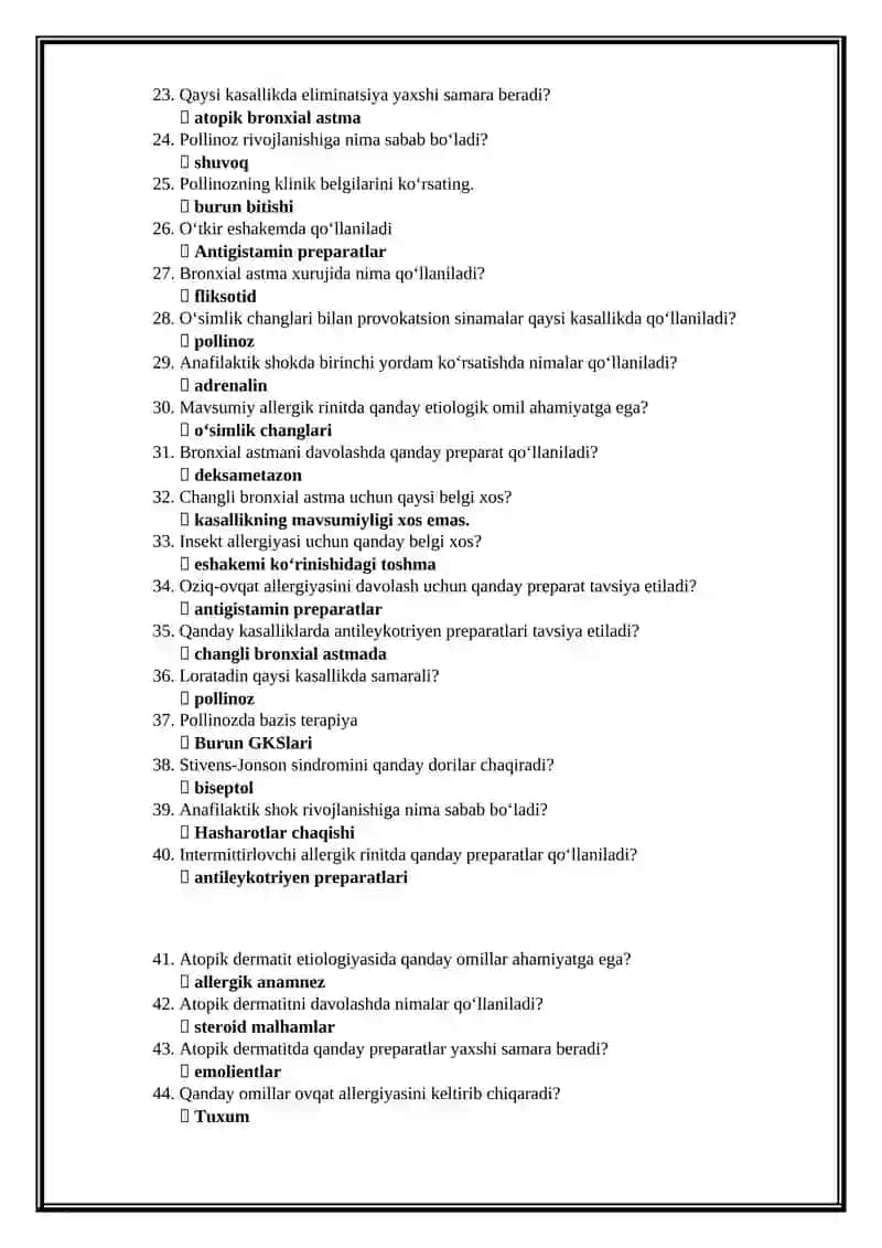 Allergologiya va klinik immunologiya 2