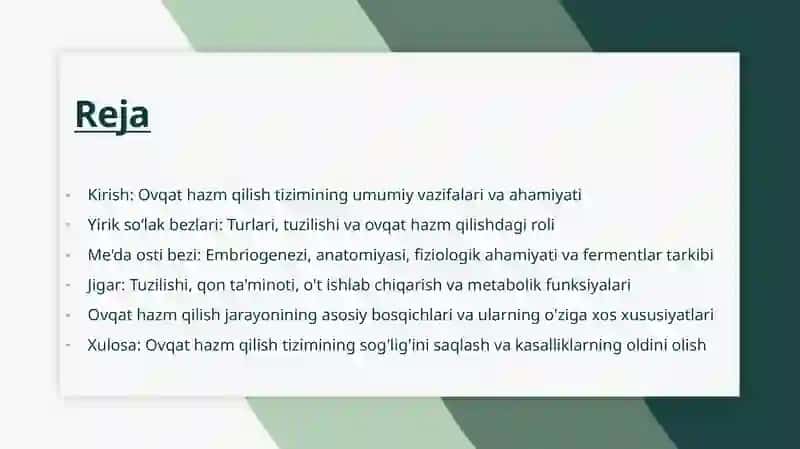 Ovqat hazm qilish tizimi 2