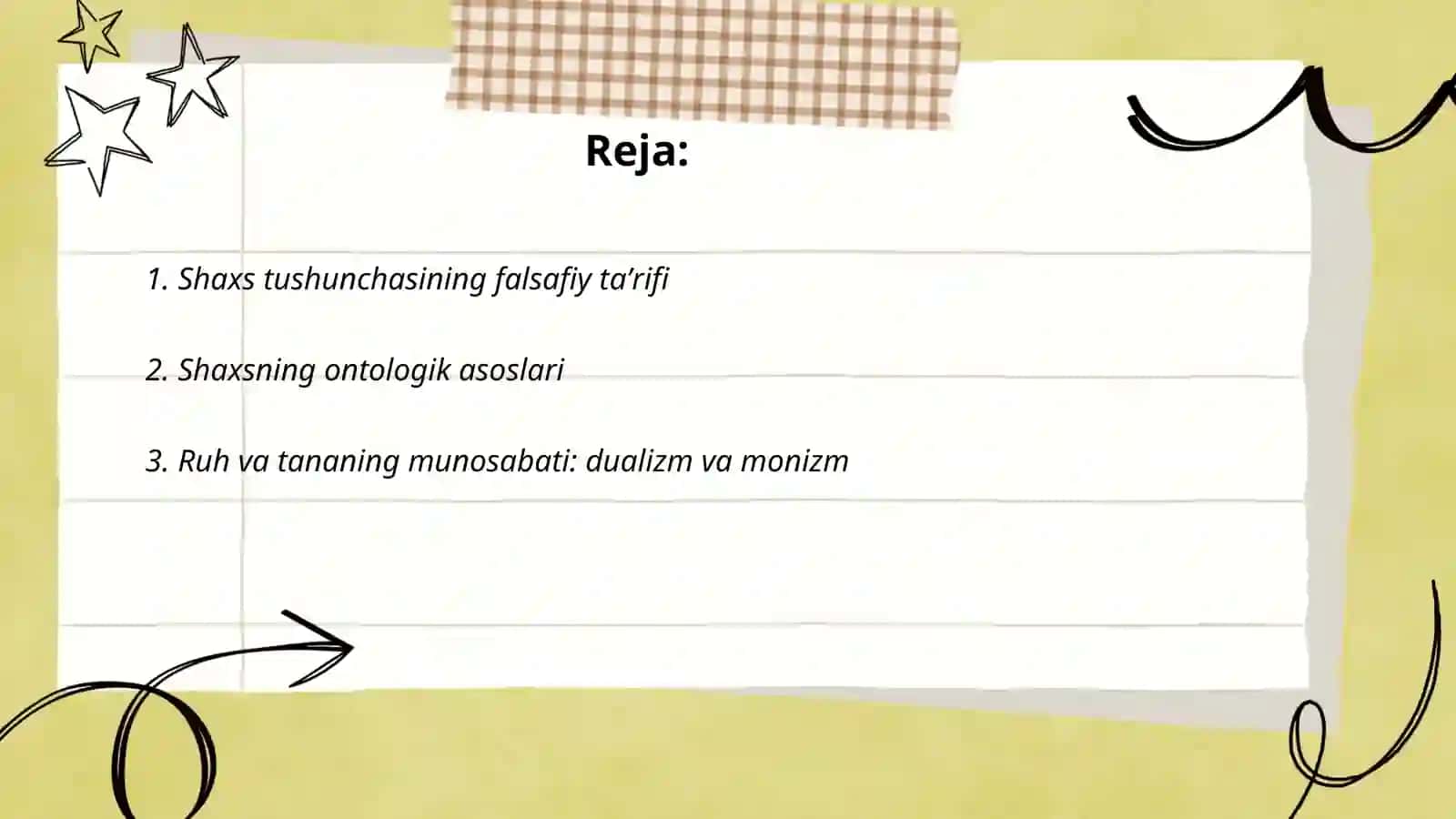 Shaxs psixologiyasining falsafiy asoslari 2