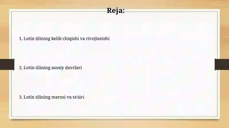 Lotin tili tarixi 2