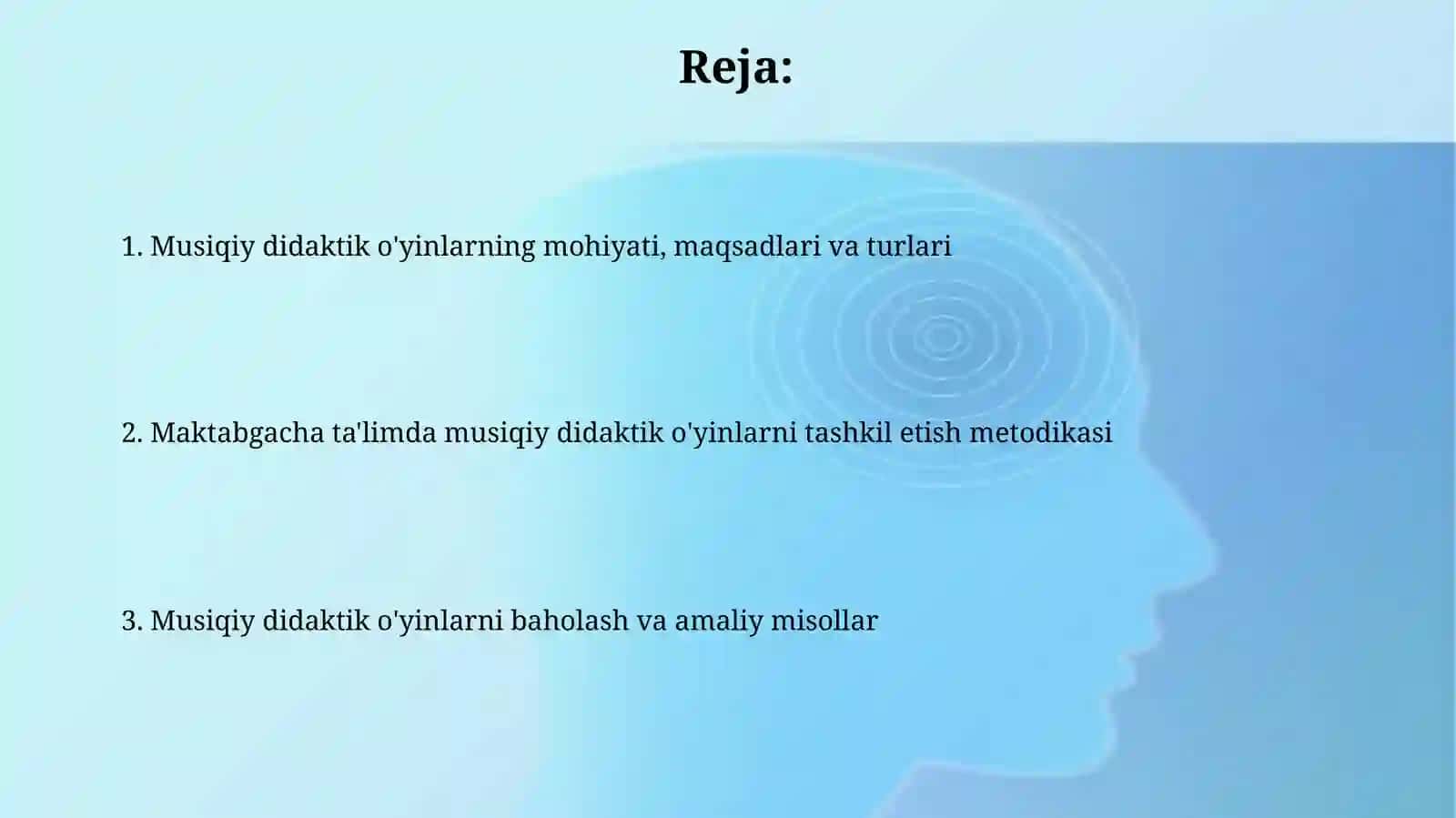 Musiqiy didaktik o'yinlar 2