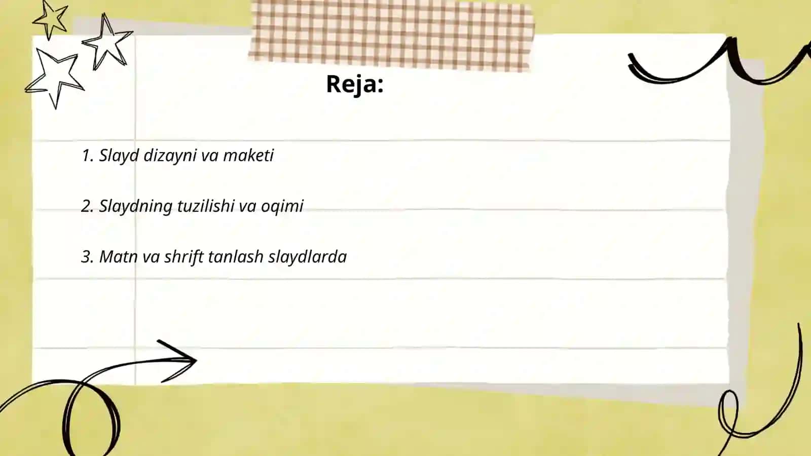 Slayd dizayni va maketi 2