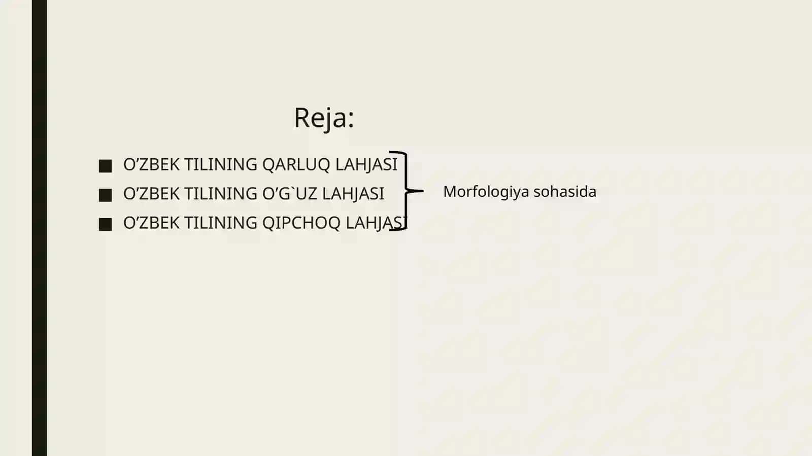 O’ZBEK TILINING QARLUQ LAHJASI 2