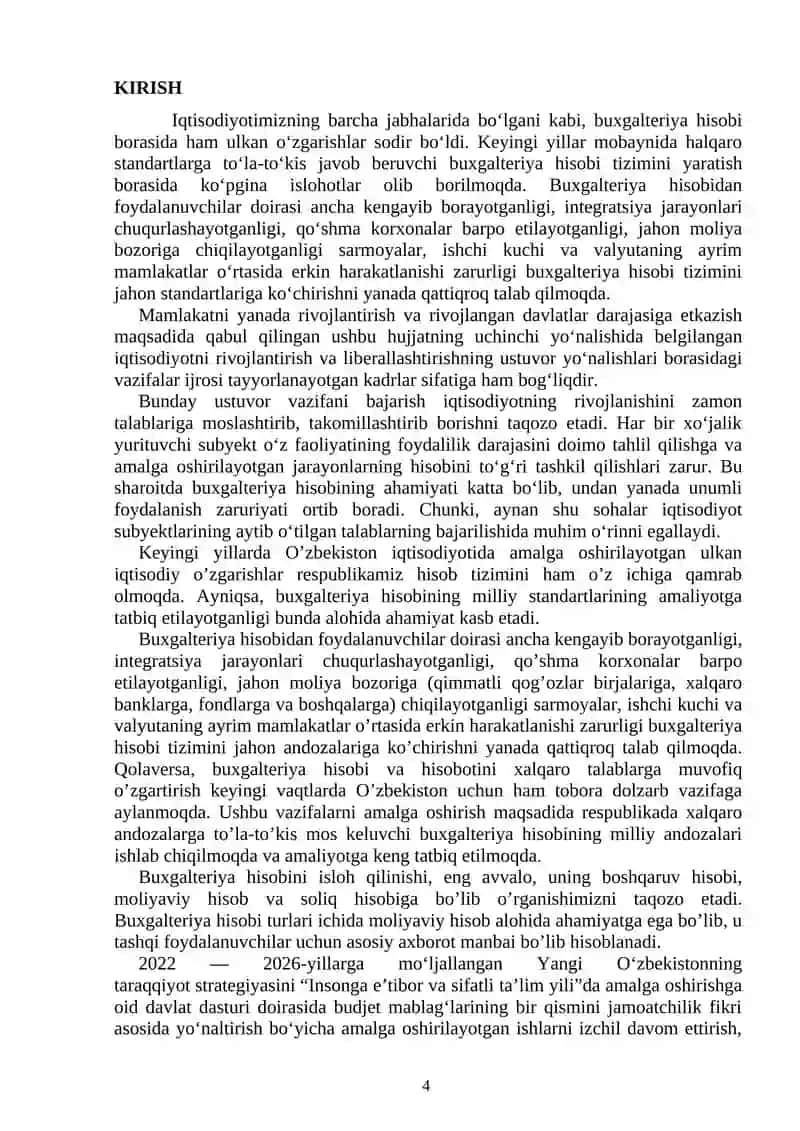 Moliyaviy natijalarni aniqlash hisobi 2