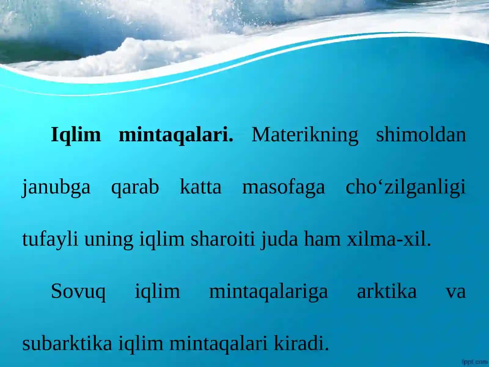 Sovuq va mo‘tadil iqlim mintaqalari 2