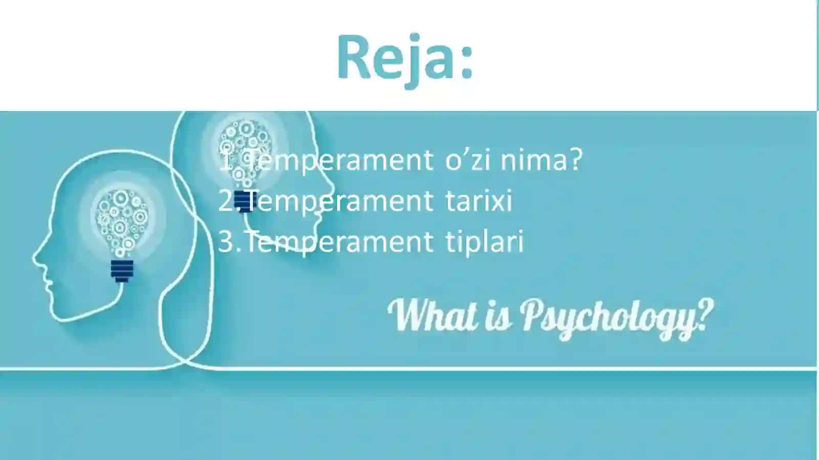 Temperament shaxs tuzilmasi sifatida 2