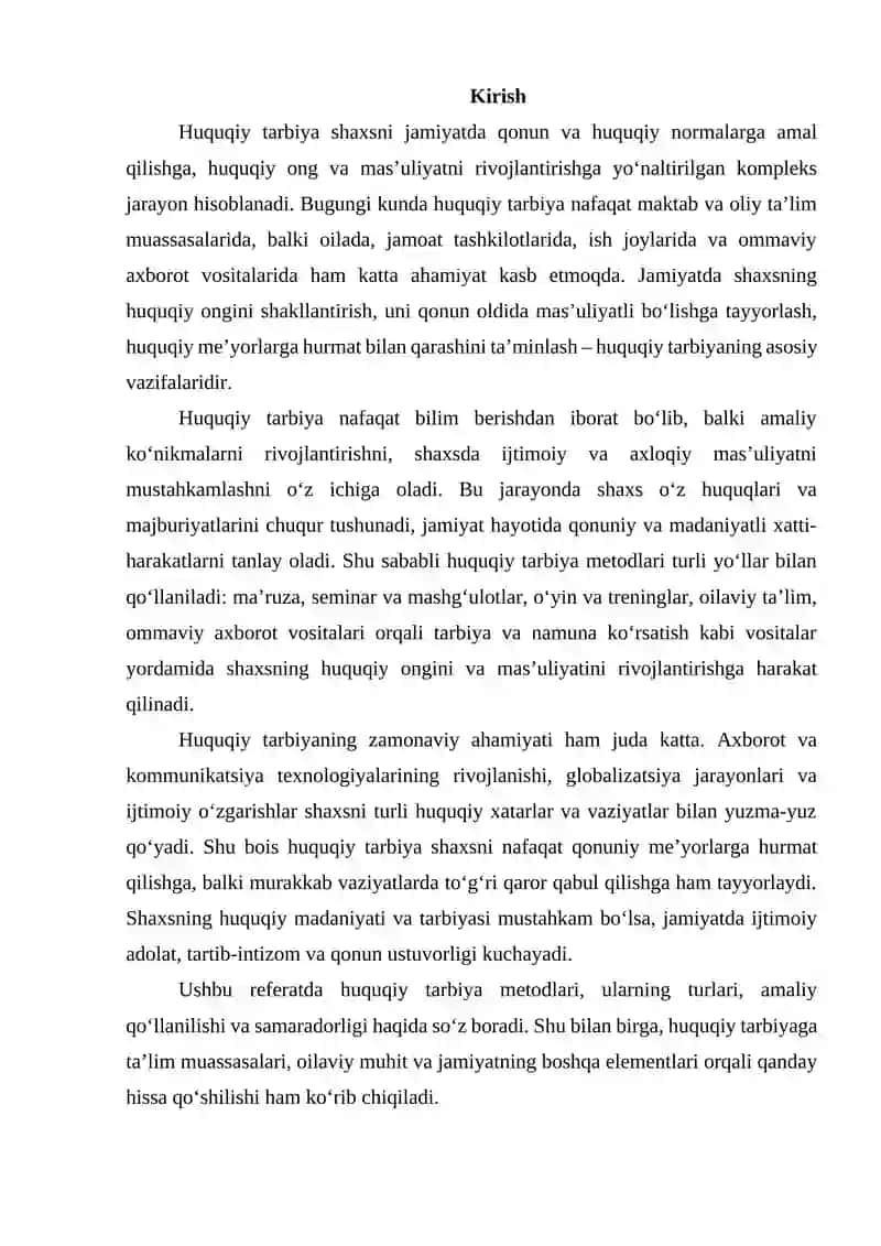 Huquqiy tarbiya metodlari 2
