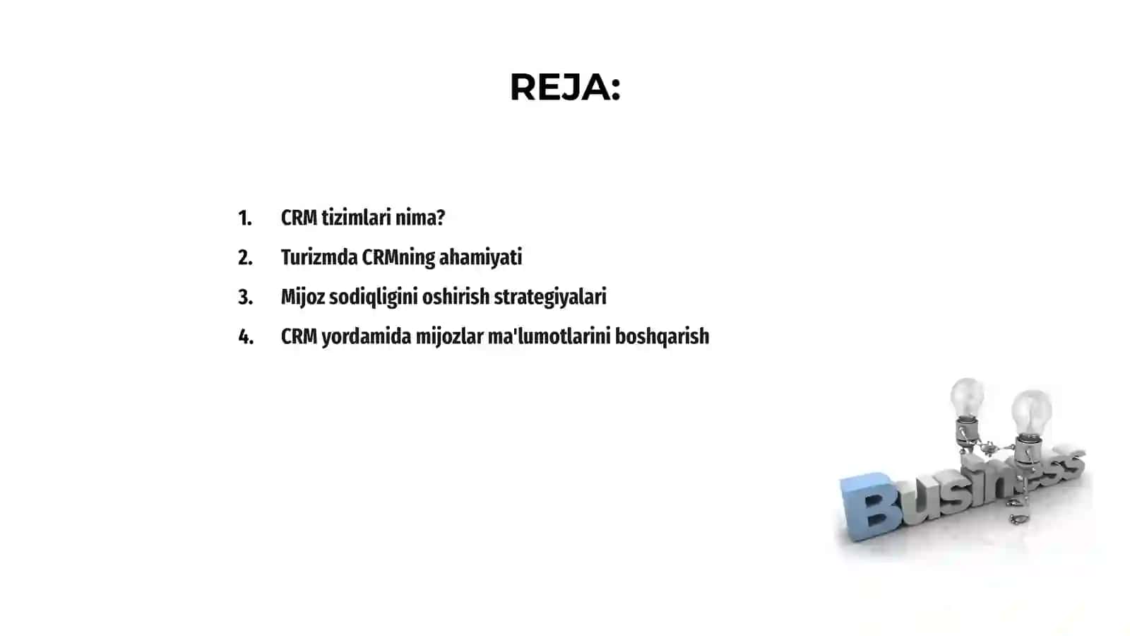 CRM tizimlari turizmda sodiqligini oshirish 2