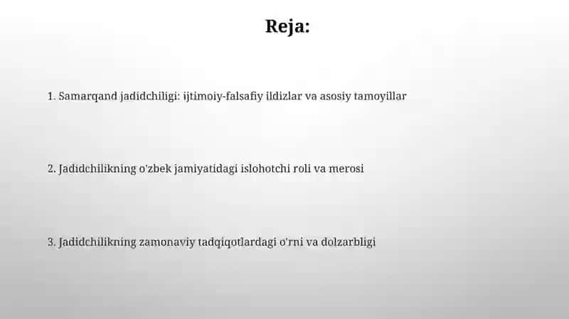 Samarqand jadidchilik maktabining ijtimoiy- falsafiy mohiyati 2
