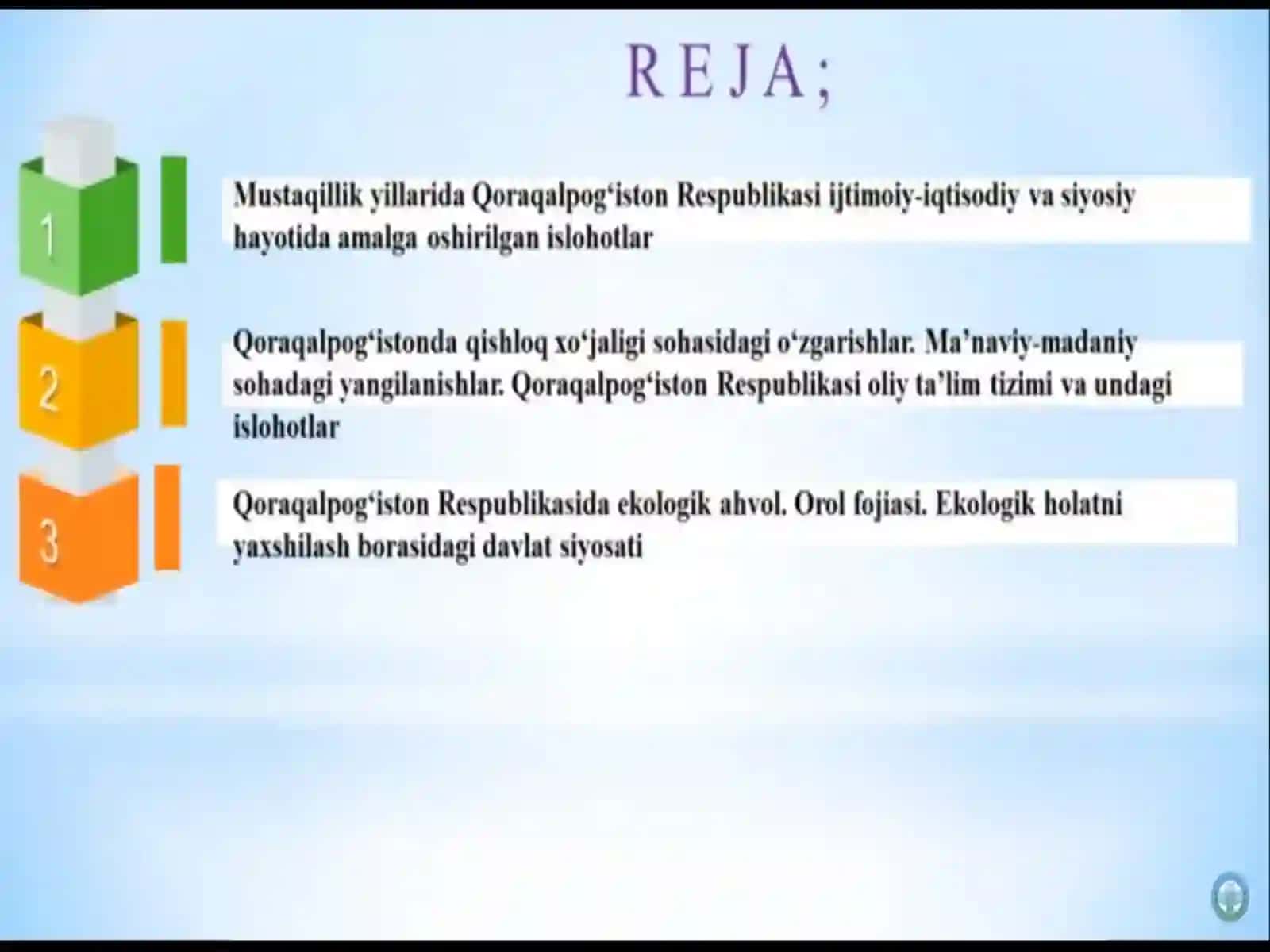 QORAQALPOG’ISTON RESPUBLIKASI DAVLAT BAYROG’I 2