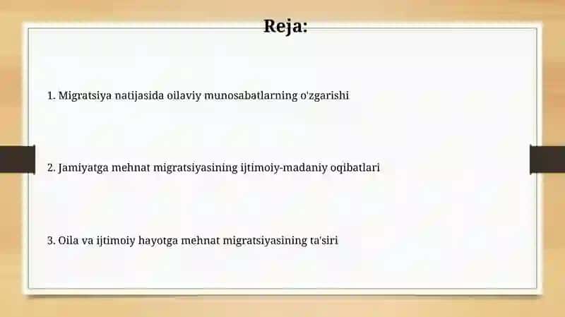 Mehnat migratsiyasining oilaviy va ijtimoiy hayotga ta’siri 2