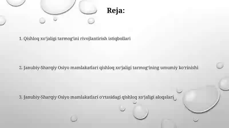 Qishloq xoʻjalik tarmogʻi 2